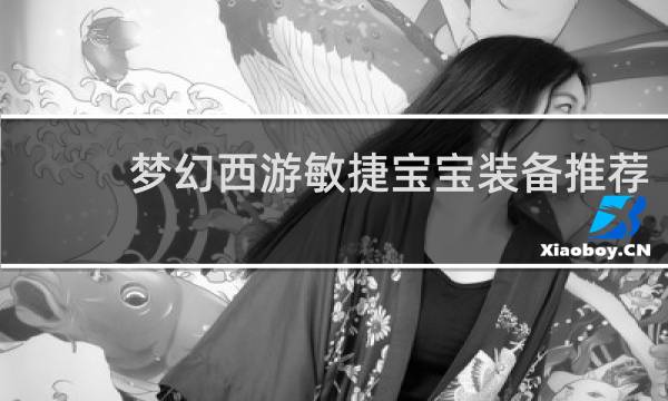 梦幻西游敏捷宝宝装备推荐