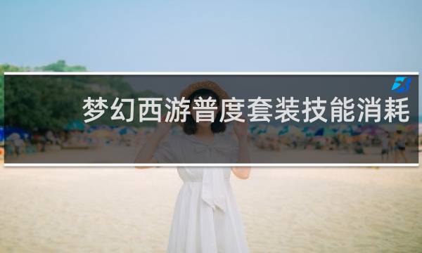 梦幻西游普度套装技能消耗