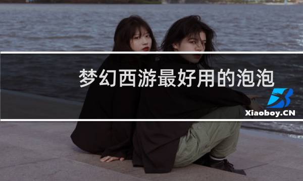 梦幻西游最好用的泡泡