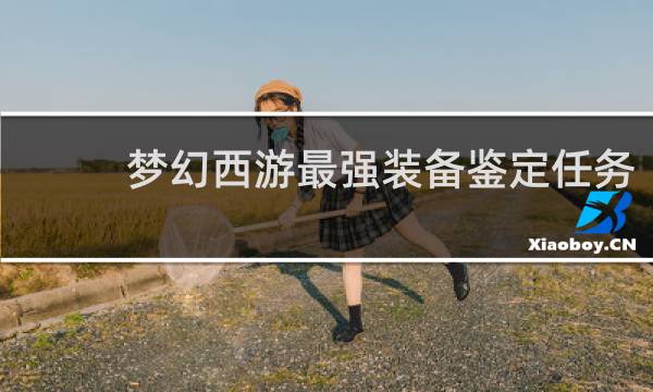 梦幻西游最强装备鉴定任务
