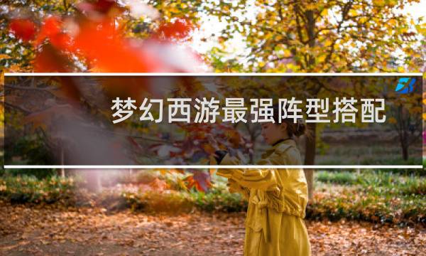 梦幻西游最强阵型搭配