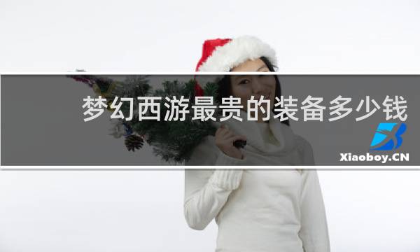 梦幻西游最贵的装备多少钱