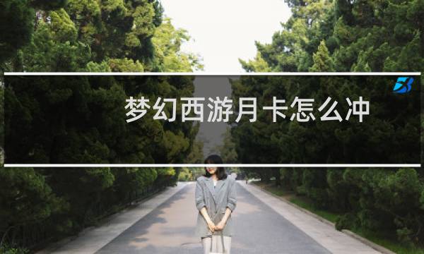 梦幻西游月卡怎么冲