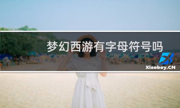 梦幻西游有字母符号吗