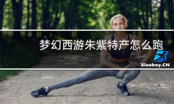 梦幻西游朱紫特产怎么跑