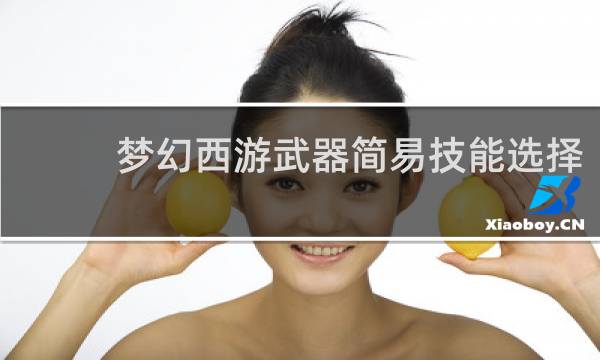 梦幻西游武器简易技能选择