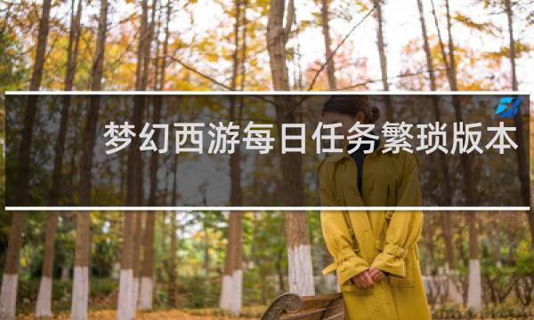 梦幻西游每日任务繁琐版本