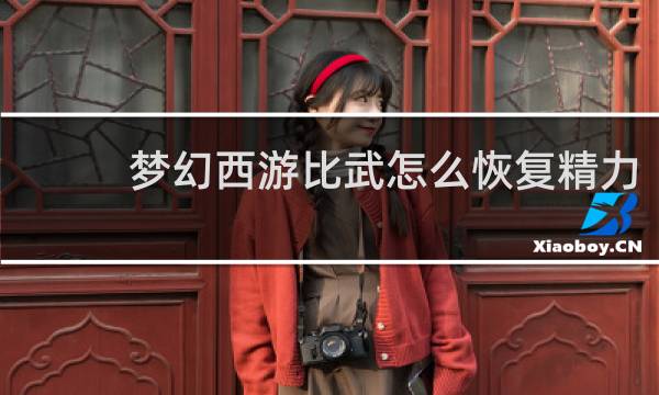 梦幻西游比武怎么恢复精力