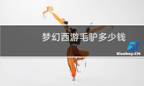 梦幻西游毛驴多少钱