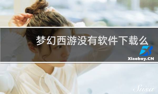梦幻西游没有软件下载么