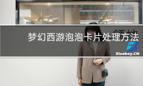 梦幻西游泡泡卡片处理方法
