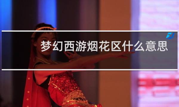 梦幻西游烟花区什么意思