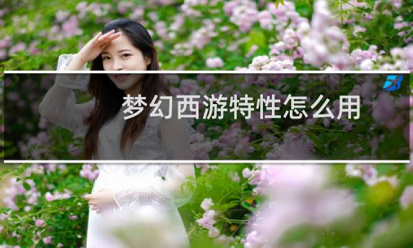 梦幻西游特性怎么用