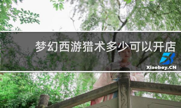 梦幻西游猎术多少可以开店