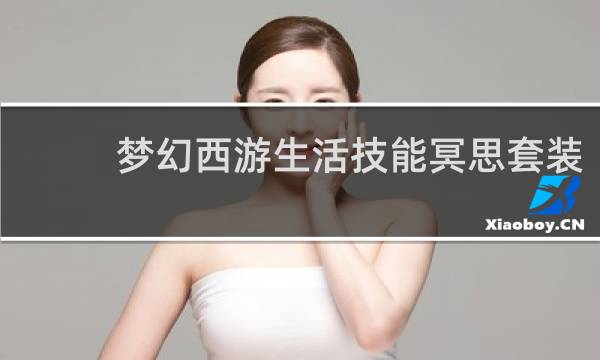 梦幻西游生活技能冥思套装