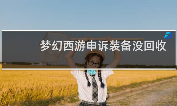梦幻西游申诉装备没回收