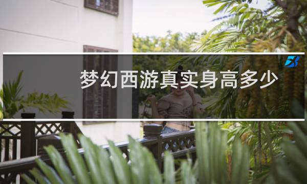 梦幻西游真实身高多少
