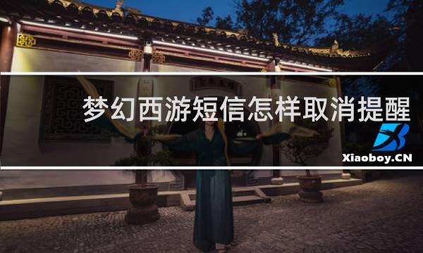 梦幻西游短信怎样取消提醒