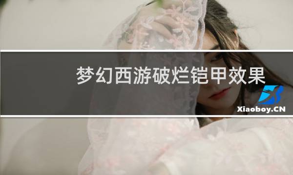 梦幻西游破烂铠甲效果