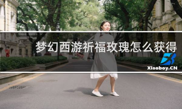 梦幻西游祈福玫瑰怎么获得