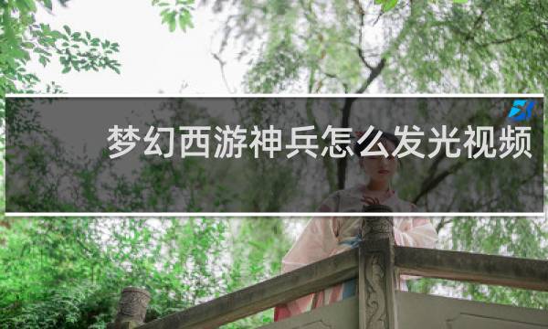 梦幻西游神兵怎么发光视频