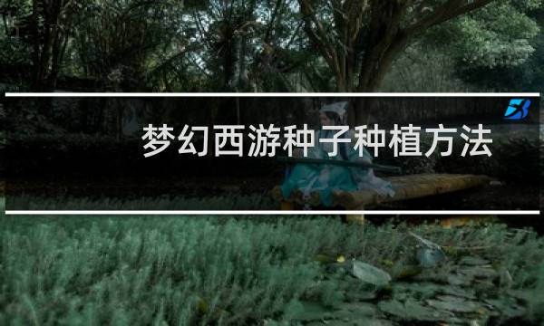 梦幻西游种子种植方法