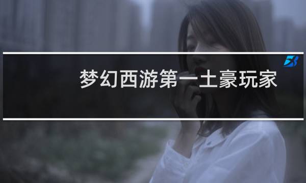 梦幻西游第一土豪玩家