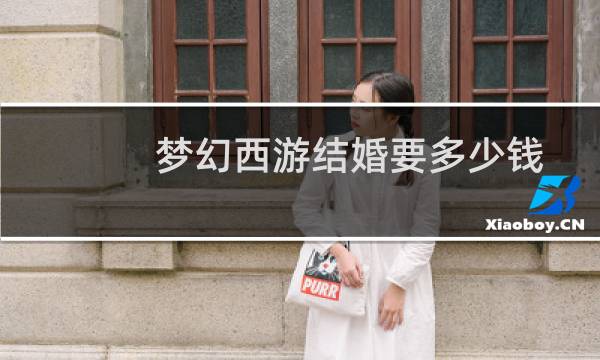 梦幻西游结婚要多少钱