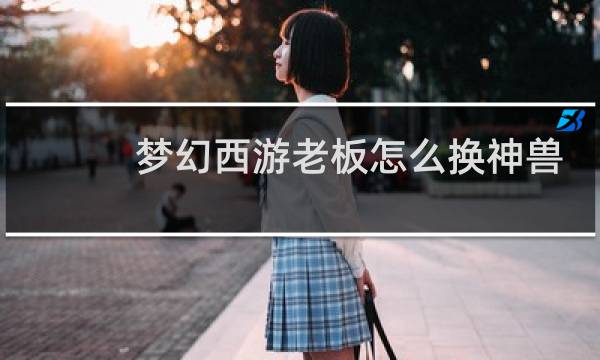 梦幻西游老板怎么换神兽