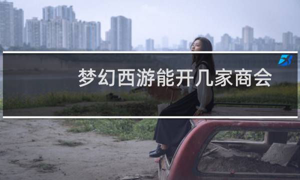 梦幻西游能开几家商会