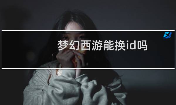 梦幻西游能换id吗