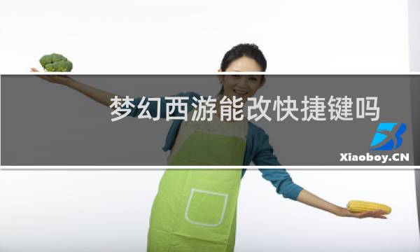 梦幻西游能改快捷键吗