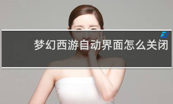 梦幻西游自动界面怎么关闭