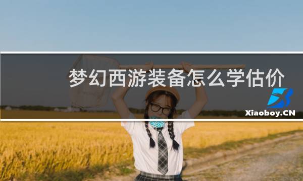 梦幻西游装备怎么学估价