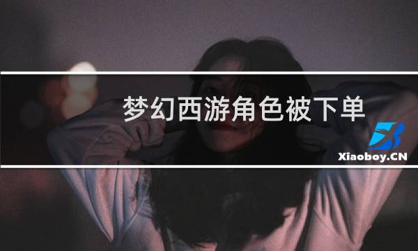 梦幻西游角色被下单