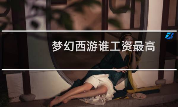 梦幻西游谁工资最高