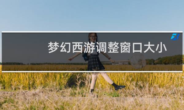 梦幻西游调整窗口大小