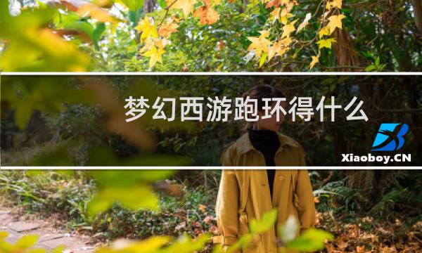 梦幻西游跑环得什么