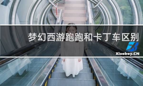 梦幻西游跑跑和卡丁车区别