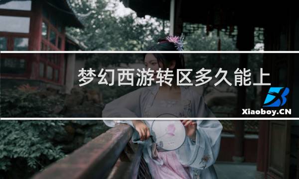 梦幻西游转区多久能上