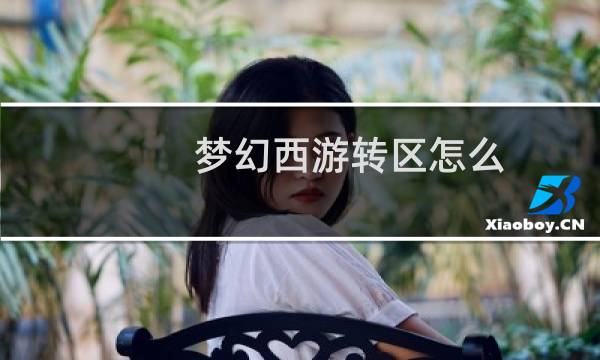 梦幻西游转区怎么
