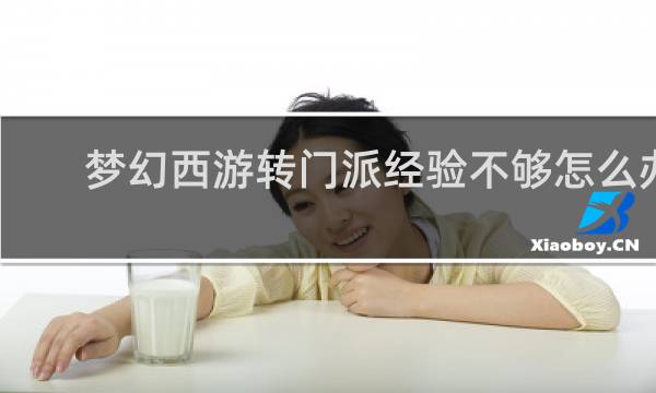 梦幻西游转门派经验不够怎么办