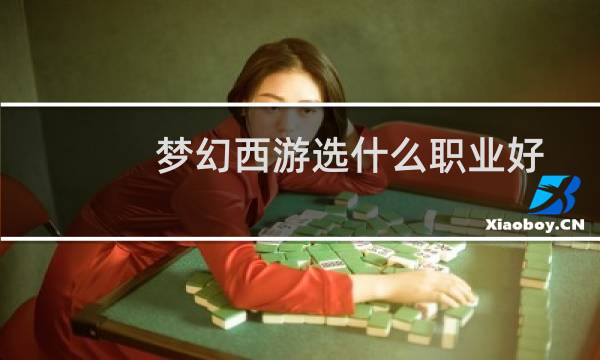 梦幻西游选什么职业好