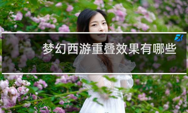 梦幻西游重叠效果有哪些