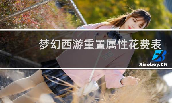 梦幻西游重置属性花费表