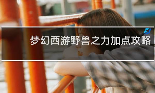 梦幻西游野兽之力加点攻略