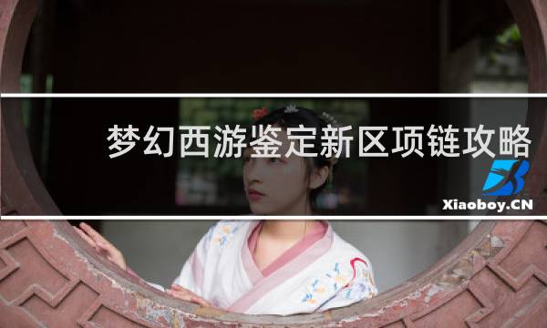 梦幻西游鉴定新区项链攻略