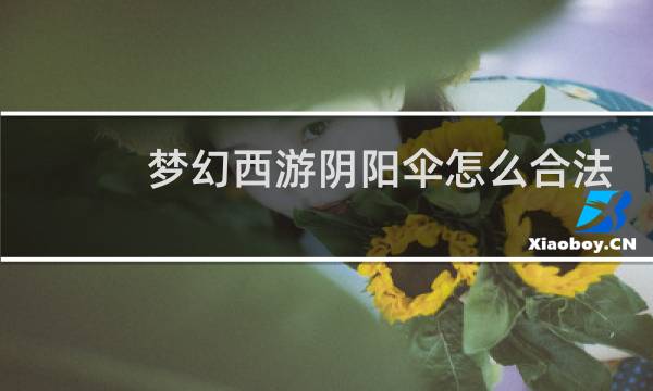 梦幻西游阴阳伞怎么合法