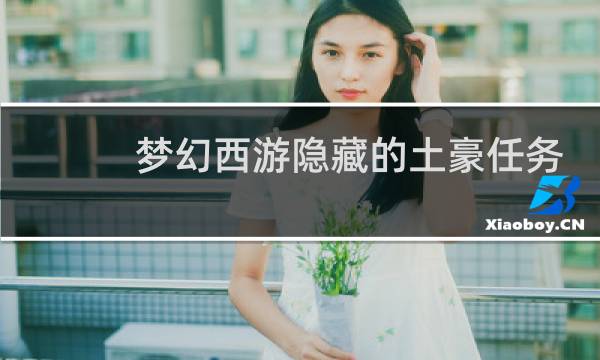 梦幻西游隐藏的土豪任务