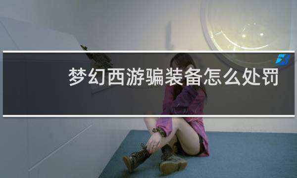 梦幻西游骗装备怎么处罚